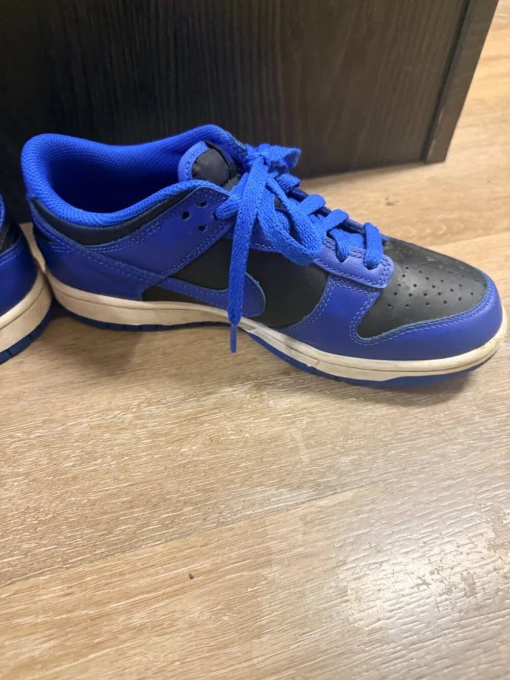 Nike Dunk Low GS Royal/Black 6.5Y or Women's 8 Clean Classic Colorway